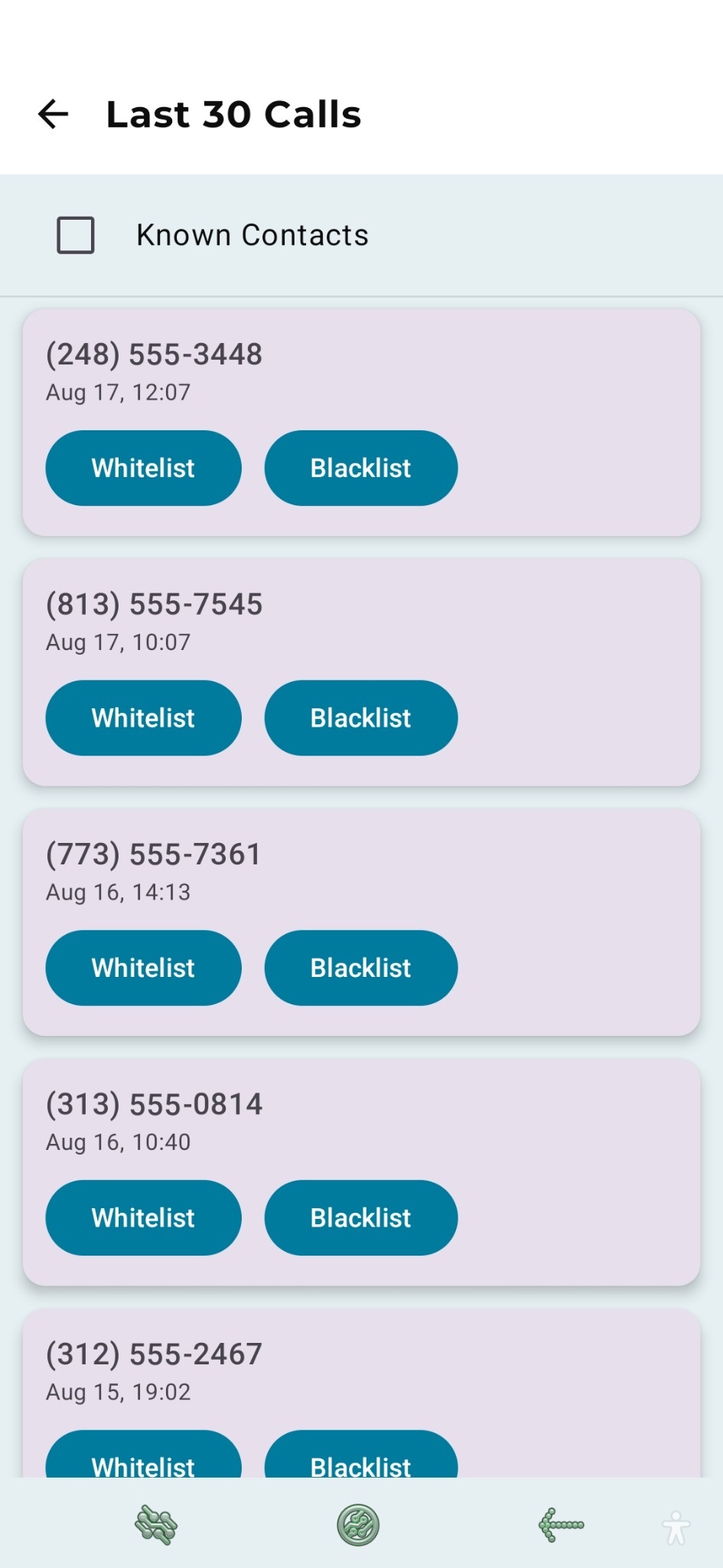 Import: Unknown callers